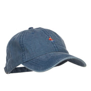 Mini Sailboat Embroidered Washed Cap