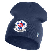 USAF Thunderbirds Symbol Embroidered 8" Short Beanie - Navy OSFM