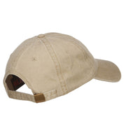 Mini Sailboat Embroidered Washed Cap