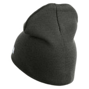 USAF Thunderbirds Symbol Embroidered 8" Short Beanie - Charcoal OSFM