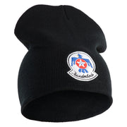 USAF Thunderbirds Symbol Embroidered 8" Short Beanie - Black OSFM