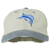 Sailfish Embroidered Two Toned Washed Cap