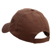 Uruguay Sun Logo Embroidered Low Profile Washed Cap - Brown OSFM