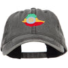 Ethiopia Map Flag Embroidered Washed Cap