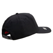 Licensed Star US Army Veteran Military Embroidered Solid Cotton Twill 5 Panel Prostyle Snap Cap - Black OSFM