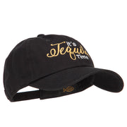 It's Tequila Time Embroidered Unstructured Cap