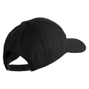 U.S. Marine Corps 4th Marine Division Embroidered 6 Panel Structured Cotton Twill Cap Made in USA - Black OSFM