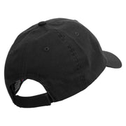 Uruguay Sun Logo Embroidered Low Profile Washed Cap - Black OSFM