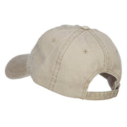 Ethiopia Map Flag Embroidered Washed Cap