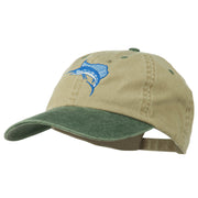 Sailfish Embroidered Two Toned Washed Cap