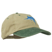 Sailfish Embroidered Two Toned Washed Cap