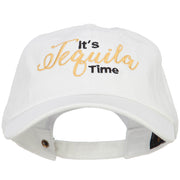 It's Tequila Time Embroidered Unstructured Cap