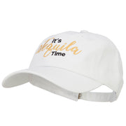 It's Tequila Time Embroidered Unstructured Cap