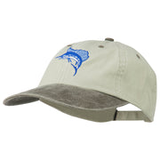 Sailfish Embroidered Two Toned Washed Cap