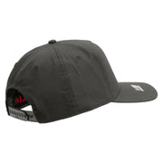 Licensed Star US Army Veteran Military Embroidered Solid Cotton Twill 5 Panel Prostyle Snap Cap - Charcoal OSFM