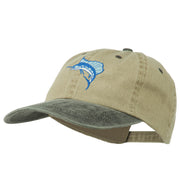 Sailfish Embroidered Two Toned Washed Cap