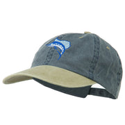 Sailfish Embroidered Two Toned Washed Cap