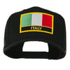 Italy Flag Patched Twill Pro Style Cap