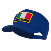 Italy Flag Patched Twill Pro Style Cap