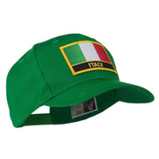 Italy Flag Patched Twill Pro Style Cap