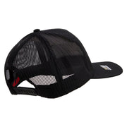Star US Army Embroidered Solid Cotton Twill 5 panel Mesh Back Cap