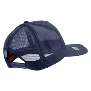 Star US Army Embroidered Solid Cotton Twill 5 panel Mesh Back Cap