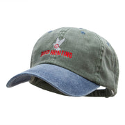 Bird Hunting Embroidered Pigment Dyed Wash Caps