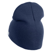 USAF Blue Letter Symbol Embroidered 8" Short Beanie - Navy OSFM