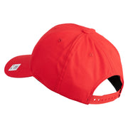 United States Marines Semper Fi Embroidered 6 Panel Structured Cotton Twill Cap Made in USA - Red OSFM