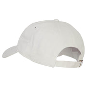 Virginia with Map Outline Embroidered Washed Cotton Twill Cap