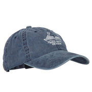 River Rats Vietnam Riverboat Embroidered Washed Cotton Twill Cap