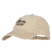 River Rats Vietnam Riverboat Embroidered Washed Cotton Twill Cap