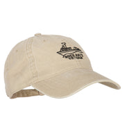 River Rats Vietnam Riverboat Embroidered Washed Cotton Twill Cap