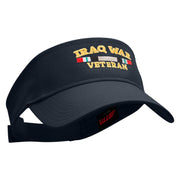 Iraq Vet Ribbon Embroidered Cotton Twill Sun Visor