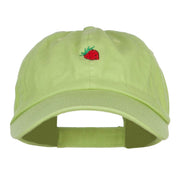 Mini Strawberry Embroidered Low Cap