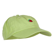 Mini Strawberry Embroidered Low Cap