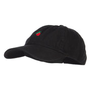 Mini Strawberry Embroidered Low Cap