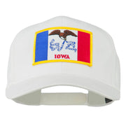 Middle State Iowa Embroidered Patch Cap