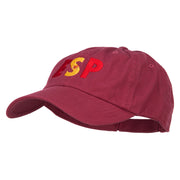 Spain ESP Flag Embroidered Low Profile Cap