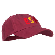 Spain ESP Flag Embroidered Low Profile Cap