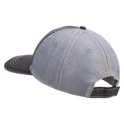 Licensed Star US Army Veteran Military Embroidered Low Profile Special Cotton Mesh Cap - Black OSFM