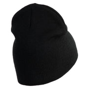 Arizona Sun Embroidered 8 inch Acrylic Short Blank Beanie - Black OSFM