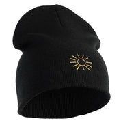 Arizona Sun Embroidered 8 inch Acrylic Short Blank Beanie - Black OSFM