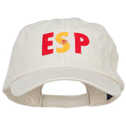 Spain ESP Flag Embroidered Low Profile Cap