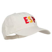 Spain ESP Flag Embroidered Low Profile Cap