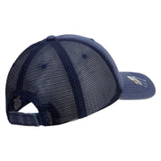 Licensed Star US Army Veteran Military Embroidered Low Profile Special Cotton Mesh Cap - Navy OSFM