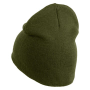 Arizona Sun Embroidered 8 inch Acrylic Short Blank Beanie - Olive OSFM