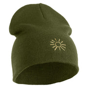 Arizona Sun Embroidered 8 inch Acrylic Short Blank Beanie - Olive OSFM
