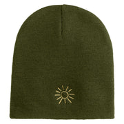 Arizona Sun Embroidered 8 inch Acrylic Short Blank Beanie - Olive OSFM