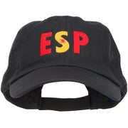 Spain ESP Flag Embroidered Low Profile Cap